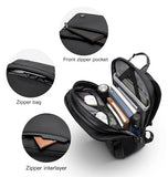 ARCTIC HUNTER τσάντα πλάτης B00410 με θήκη laptop 15.6", πτυσσόμενη, μαύρη