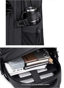 ARCTIC HUNTER τσάντα πλάτης B00531 με θήκη laptop 15.6", 25L, μαύρη