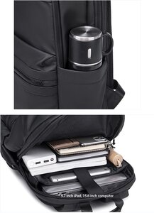 ARCTIC HUNTER τσάντα πλάτης B00536 με θήκη laptop 15.6", 21L, γκρι