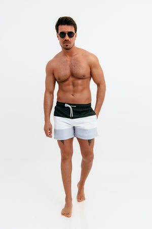Ανδρικό Μαγιό Σορτς Τρίχρωμο