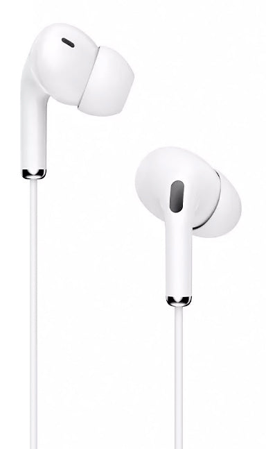 CELEBRAT earphones με μικρόφωνο G15-WH, 10mm, 3.5mm, 1.2m, λευκά
