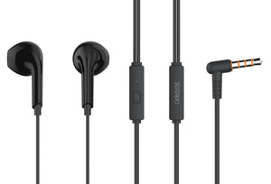 CELEBRAT слушалки с микрофон G20, 3.5mm, 1.2m, черни