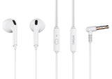 CELEBRAT earphones με μικρόφωνο G20, 3.5mm, 1.2m, λευκά