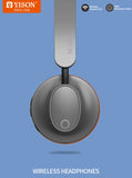 Слушалки YISON Hanker H3, безжични и жични, BT 5.0, 40 мм, сиви