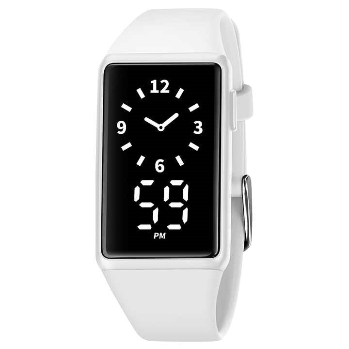 SKMEI 1972 Unisex Ρολόι με Καουτσούκ Λουράκι White