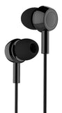 USAMS earphones με μικρόφωνο EP-12, 10mm, 3.5mm, 1.2m, μαύρα