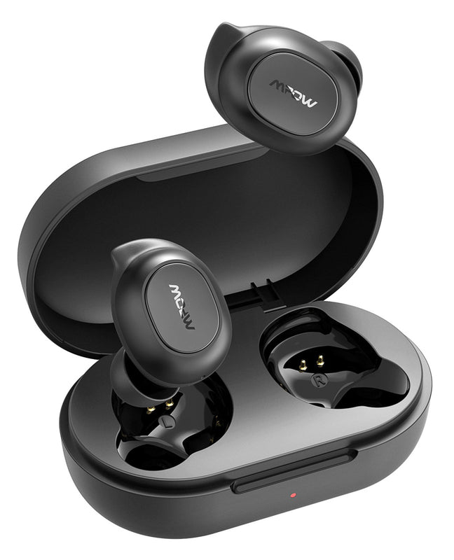 MPOW earphones με θήκη φόρτισης Mdots BH510A, True Wireless, μαύρα