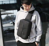 MARK RYDEN τσάντα crossbody MR7011, θήκη tablet 9.7", αδιάβροχη, μαύρη