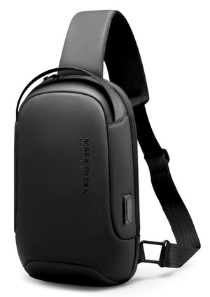MARK RYDEN τσάντα crossbody MR7510, θήκη tablet 9.7", αδιάβροχη, μαύρη