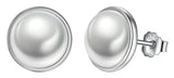 BAMOER Обеци с бели перли PAS489 925 сребро