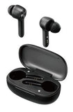 POWERTECH earphones με θήκη φόρτισης Shell, True Wireless, μαύρα