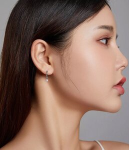 BAMOER Обеци с халки SCE1257 с перла, сребро 925, сребро