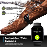 Смарт часовник ZEBLAZE Swim, 1.69", GPS, пулс, 5 ATM, черен