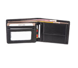 Мъжки кожен портфейл AN 9-952 черно-сив