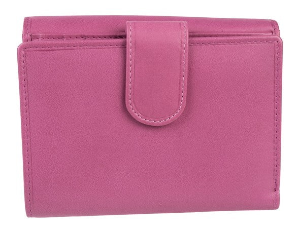 Γυναικείο Δερμάτινο Πορτοφόλι AN 1-831 Pink