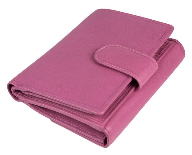 Γυναικείο Δερμάτινο Πορτοφόλι AN 1-831 Pink