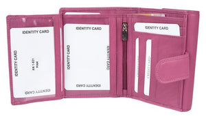 Γυναικείο Δερμάτινο Πορτοφόλι AN 1-831 Pink