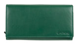 Голям кожен дамски портфейл AN 1-796 зелен