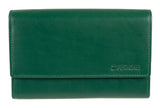 Голям кожен дамски портфейл AN 1-793 зелен