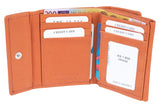 Дамски кожен портфейл AN 1-808 оранжев