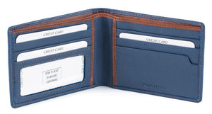 Мъжки кожен портфейл Fetiche AN 9-937 син