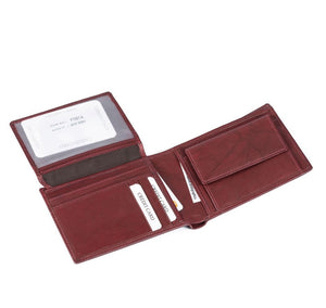 Ανδρικό Δερμάτινο Πορτοφόλι AN 5-983 Bordeaux