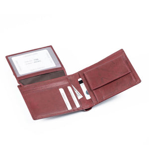 Ανδρικό Δερμάτινο Πορτοφόλι AN 5-987 Bordeaux