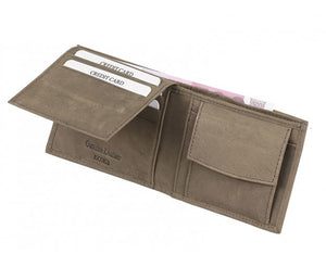 Ανδρικό Δερμάτινο Πορτοφόλι WGL 8 Καφέ White Stagg©