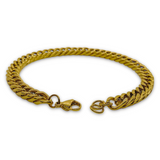 Ατσάλινο Βραχιόλι ΑΑ-22 Gold Chain 10MM