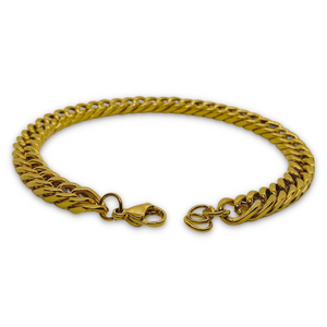 Ατσάλινο Βραχιόλι ΑΑ-20 Gold Chain 8MM
