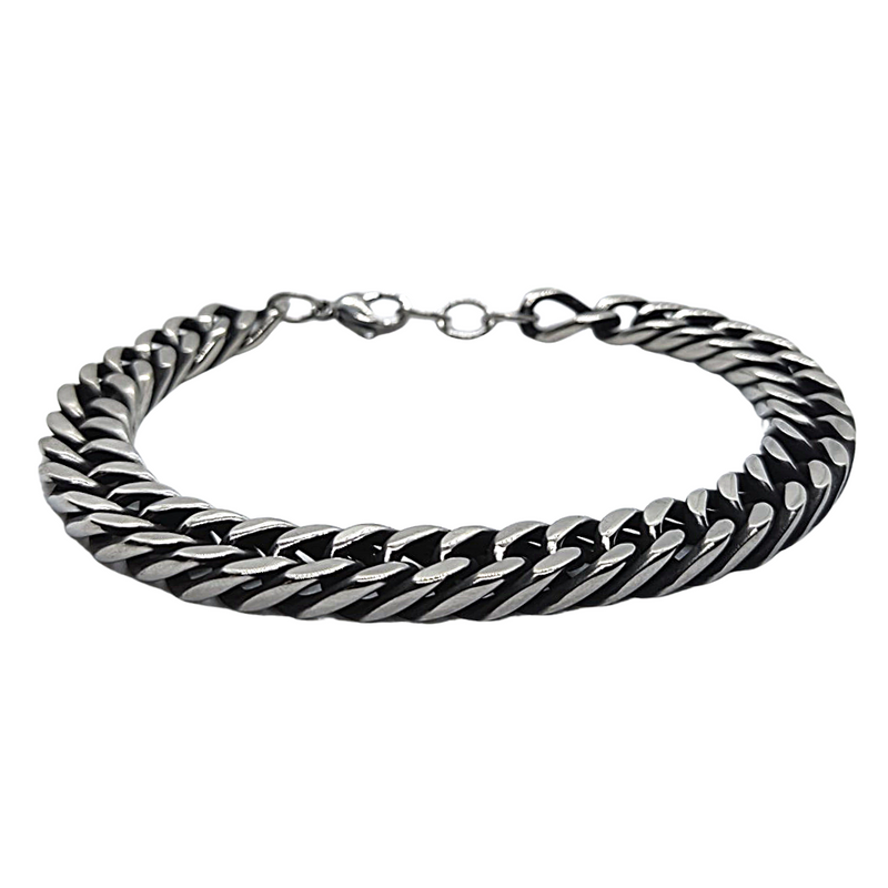 Ατσάλινο Βραχιόλι ΑΑ-16 Silver Chain 10MM