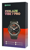 Смарт часовник ZEBLAZE Vibe 7 Pro, 1.43" AMOLED, високоговорител и микрофон, 3 ATM, черен