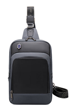 ARCTIC HUNTER τσάντα Crossbody XB00116, θήκη για tablet, αδιάβροχη, γκρι