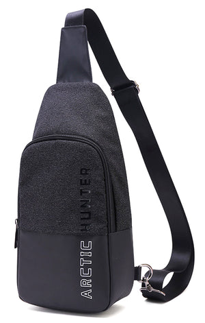 ARCTIC HUNTER Чанта през рамо XB0058-BK, водоустойчива, черна