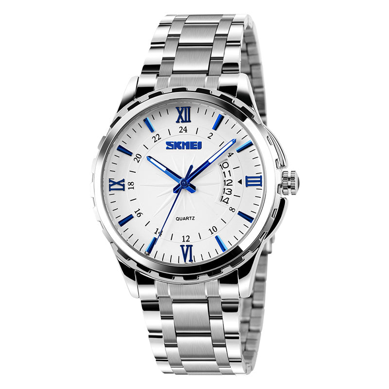 SKMEI 9069 Ανδρικό Ρολόι Silver Blue