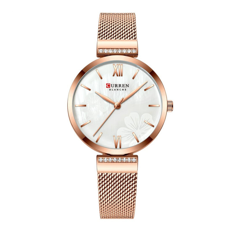 Ρολόι Γυναικείο Anthea FD-88 Rose Gold με μπρασελέ
