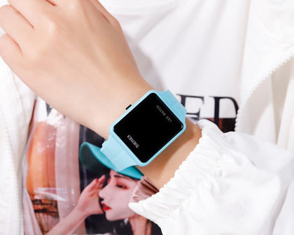 Skmei Unisex Ψηφιακό Ρολόι 1541 με Μπλε Κάσα και Μπλε Καουτσούκ Λουράκι Series A